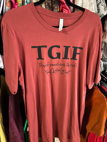 Thank Goodness It's Fall Tee