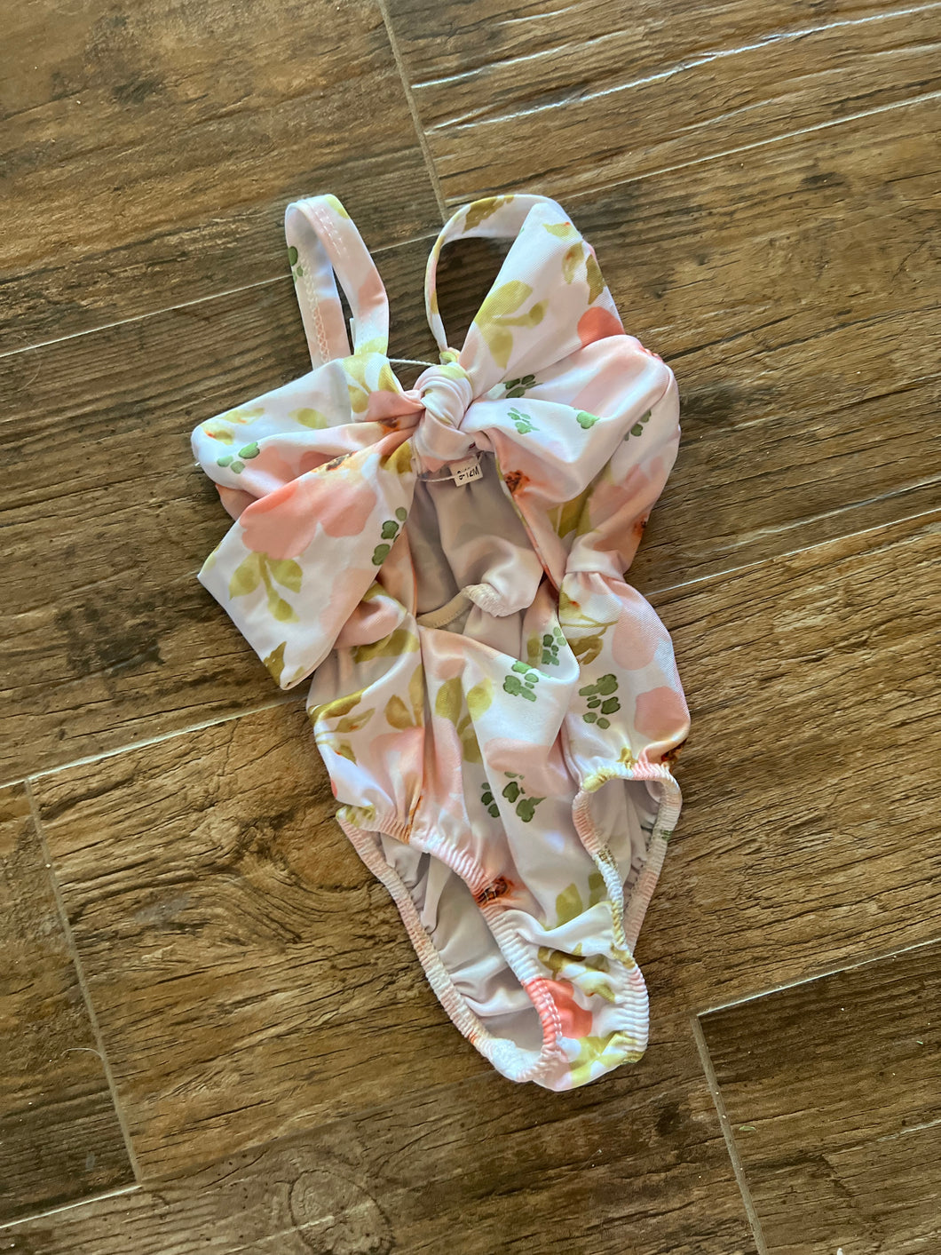 Castle Rose Floral Swimsuit- 9-12 Months