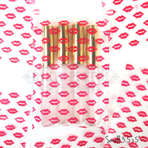 Resealable Lips Print Bag (100 count)