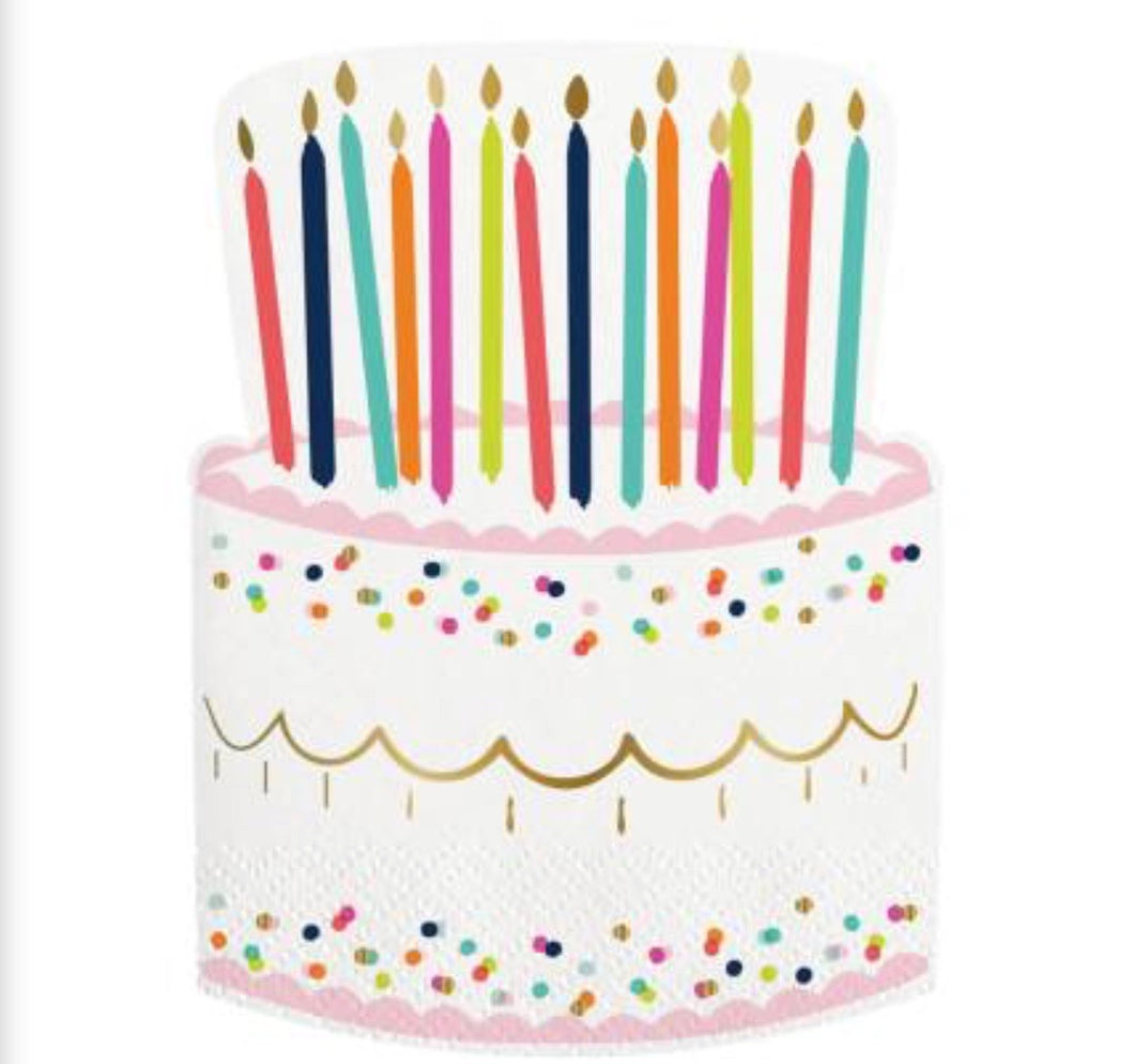 Birthday Cake Napkins