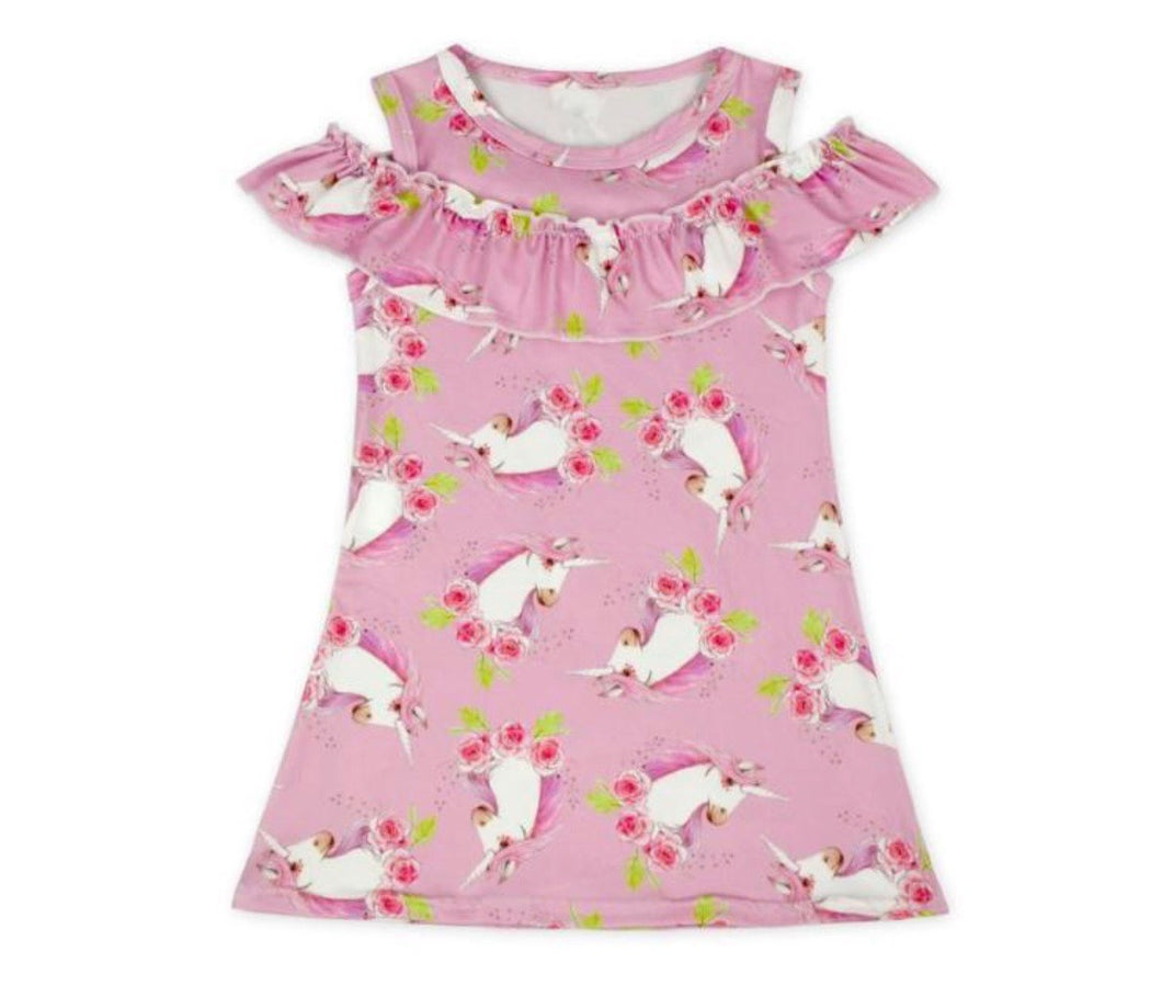 Unicorn Cold Shoulder Dress