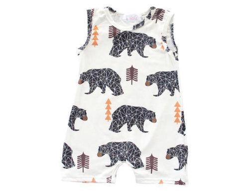 Bear Shorty Romper
