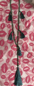 Turquoise Multi-tassel Necklace