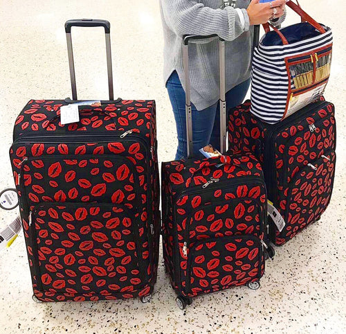 Kissable Luggage Set- 2 colors available!