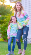 Tie Dye Neon Long Sleeve Shirt