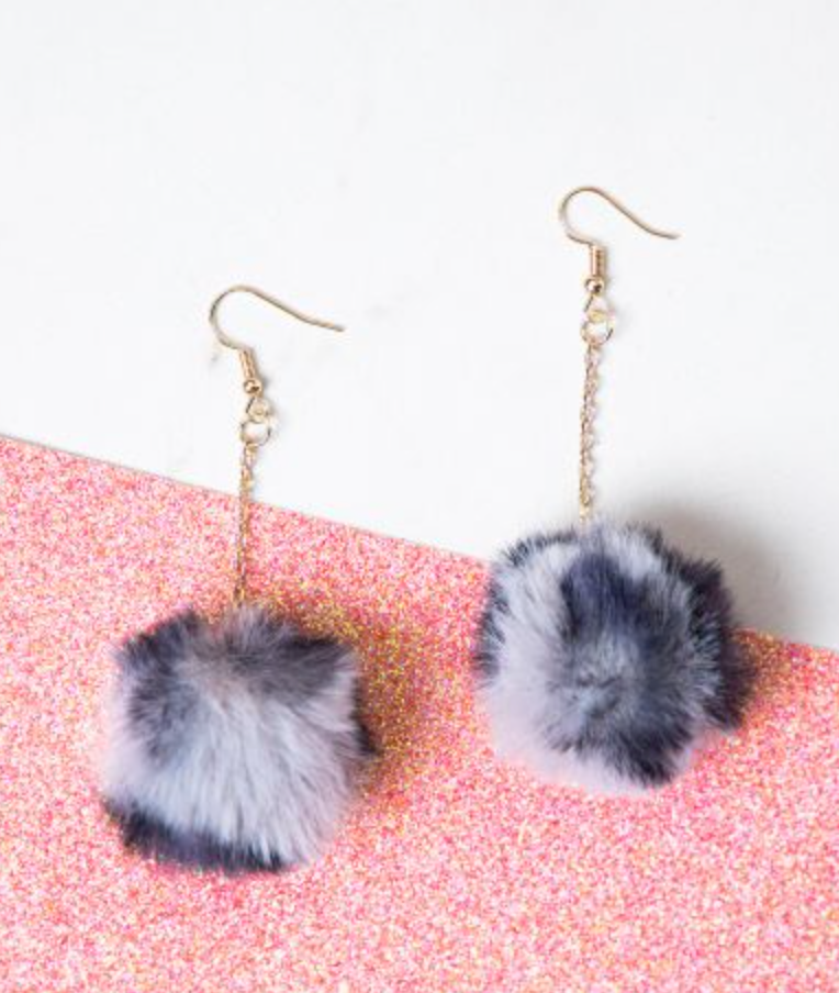 Live Your Passion Pom Pom Earrings