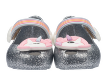 Mini Melissa Ultragirl Unicorn Silver Glitz Mary Jane Flat