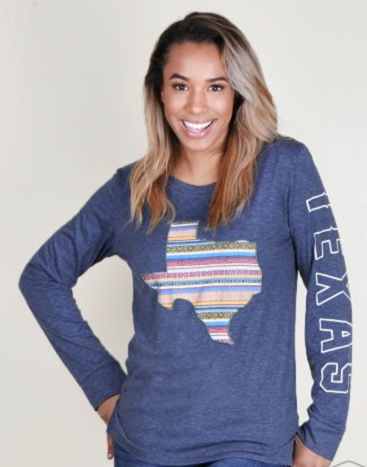 Serape Texas Tee