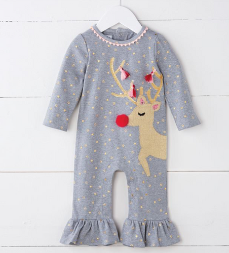 Mud Pie Reindeer One Piece