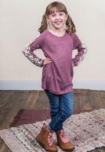 Girls Orchid Lace Top