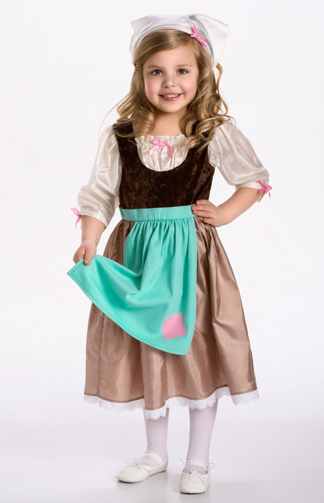 Cinderella Day Dress with Scarf