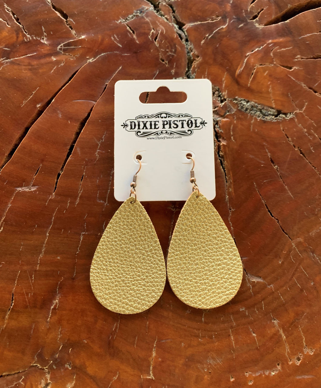 Small Gold Teardrop Earrings