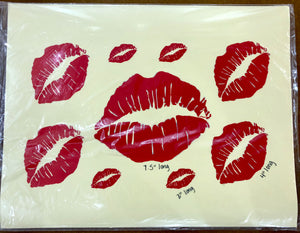Lips Mirror Stickers