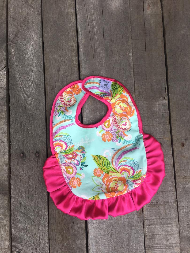 Kinsley Satin Ruffle Bib